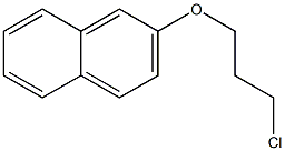 2-(3-chloropropoxy)naphthalene Structure