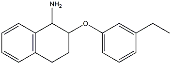 2-(3-ethylphenoxy)-1,2,3,4-tetrahydronaphthalen-1-amine Structure