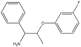 2-(3-fluorophenoxy)-1-phenylpropan-1-amine 구조식 이미지