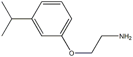 2-(3-isopropylphenoxy)ethanamine 구조식 이미지