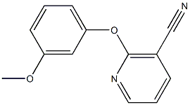 2-(3-methoxyphenoxy)nicotinonitrile Structure