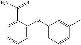 2-(3-methylphenoxy)benzene-1-carbothioamide 구조식 이미지