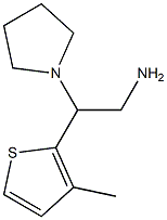 2-(3-methylthien-2-yl)-2-pyrrolidin-1-ylethanamine 구조식 이미지