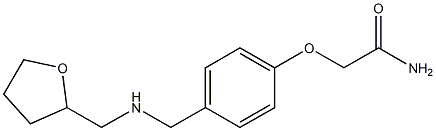 2-(4-{[(oxolan-2-ylmethyl)amino]methyl}phenoxy)acetamide Structure