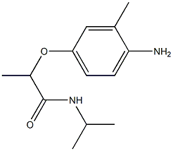 2-(4-amino-3-methylphenoxy)-N-(propan-2-yl)propanamide Structure
