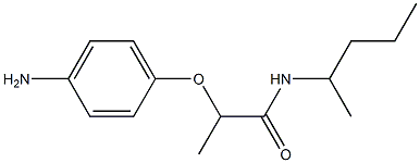 2-(4-aminophenoxy)-N-(pentan-2-yl)propanamide Structure