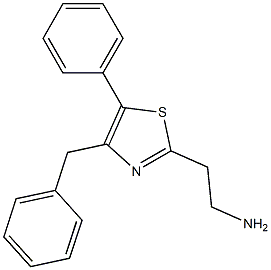 2-(4-benzyl-5-phenyl-1,3-thiazol-2-yl)ethan-1-amine Structure