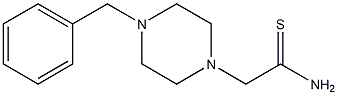 2-(4-benzylpiperazin-1-yl)ethanethioamide Structure