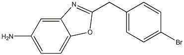 2-(4-bromobenzyl)-1,3-benzoxazol-5-amine Structure