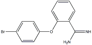 2-(4-bromophenoxy)benzene-1-carboximidamide Structure