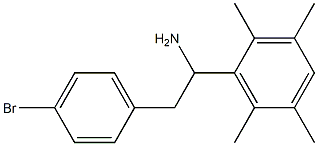 2-(4-bromophenyl)-1-(2,3,5,6-tetramethylphenyl)ethan-1-amine 구조식 이미지