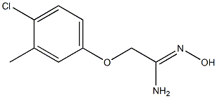 2-(4-chloro-3-methylphenoxy)-N'-hydroxyethanimidamide Structure