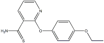 2-(4-ethoxyphenoxy)pyridine-3-carbothioamide 구조식 이미지