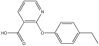 2-(4-ethylphenoxy)nicotinic acid Structure