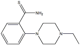 2-(4-ethylpiperazin-1-yl)benzene-1-carbothioamide Structure