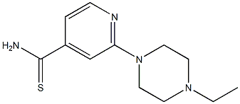 2-(4-ethylpiperazin-1-yl)pyridine-4-carbothioamide Structure