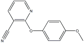 2-(4-methoxyphenoxy)nicotinonitrile Structure