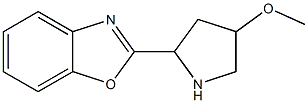 2-(4-methoxypyrrolidin-2-yl)-1,3-benzoxazole Structure