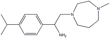 2-(4-methyl-1,4-diazepan-1-yl)-1-[4-(propan-2-yl)phenyl]ethan-1-amine Structure