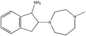 2-(4-methyl-1,4-diazepan-1-yl)-2,3-dihydro-1H-inden-1-amine Structure