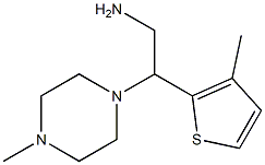 2-(4-methylpiperazin-1-yl)-2-(3-methylthien-2-yl)ethanamine Structure