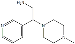 2-(4-methylpiperazin-1-yl)-2-pyridin-3-ylethanamine 구조식 이미지