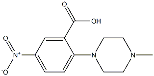 2-(4-methylpiperazin-1-yl)-5-nitrobenzoic acid Structure