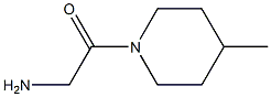 2-(4-methylpiperidin-1-yl)-2-oxoethanamine Structure