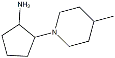 2-(4-methylpiperidin-1-yl)cyclopentanamine 구조식 이미지