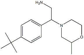 2-(4-tert-butylphenyl)-2-(2-methylmorpholin-4-yl)ethanamine 구조식 이미지