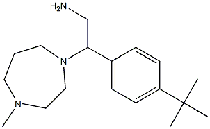 2-(4-tert-butylphenyl)-2-(4-methyl-1,4-diazepan-1-yl)ethan-1-amine Structure