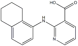 2-(5,6,7,8-tetrahydronaphthalen-1-ylamino)pyridine-3-carboxylic acid Structure