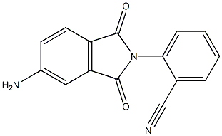 2-(5-amino-1,3-dioxo-2,3-dihydro-1H-isoindol-2-yl)benzonitrile Structure