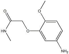 2-(5-amino-2-methoxyphenoxy)-N-methylacetamide Structure