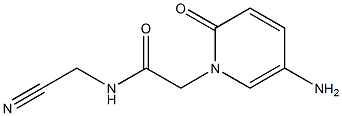 2-(5-amino-2-oxo-1,2-dihydropyridin-1-yl)-N-(cyanomethyl)acetamide Structure