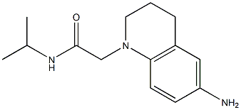 2-(6-amino-1,2,3,4-tetrahydroquinolin-1-yl)-N-(propan-2-yl)acetamide Structure