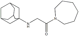 2-(adamantan-1-ylamino)-1-(azepan-1-yl)ethan-1-one Structure