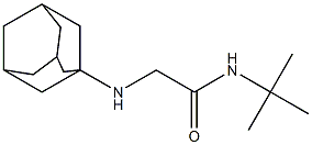 2-(adamantan-1-ylamino)-N-tert-butylacetamide 구조식 이미지