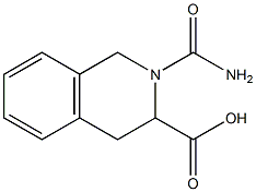 2-(aminocarbonyl)-1,2,3,4-tetrahydroisoquinoline-3-carboxylic acid 구조식 이미지