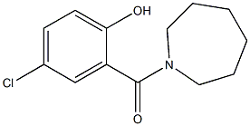 2-(azepan-1-ylcarbonyl)-4-chlorophenol 구조식 이미지