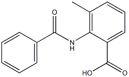 2-(benzoylamino)-3-methylbenzoic acid Structure