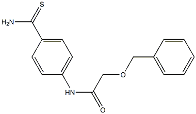 2-(benzyloxy)-N-(4-carbamothioylphenyl)acetamide Structure