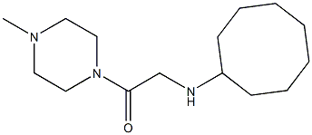 2-(cyclooctylamino)-1-(4-methylpiperazin-1-yl)ethan-1-one Structure