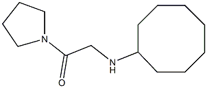 2-(cyclooctylamino)-1-(pyrrolidin-1-yl)ethan-1-one Structure