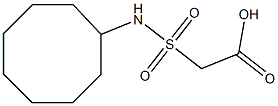2-(cyclooctylsulfamoyl)acetic acid 구조식 이미지