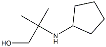 2-(cyclopentylamino)-2-methylpropan-1-ol Structure