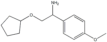 2-(cyclopentyloxy)-1-(4-methoxyphenyl)ethanamine 구조식 이미지