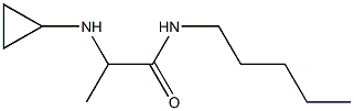 2-(cyclopropylamino)-N-pentylpropanamide Structure