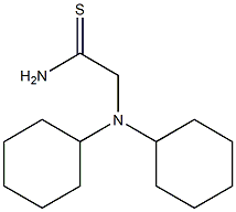 2-(dicyclohexylamino)ethanethioamide Structure