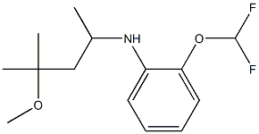 2-(difluoromethoxy)-N-(4-methoxy-4-methylpentan-2-yl)aniline 구조식 이미지